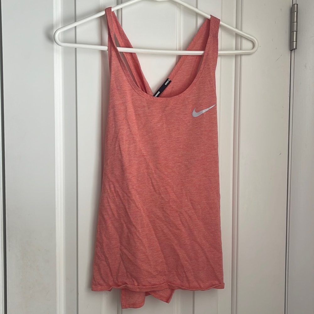 Open back pink Nike Tank top
